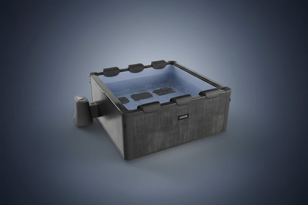 WaveSpa Adriatic 6 Person Square Aluminium Frame Hot Tub