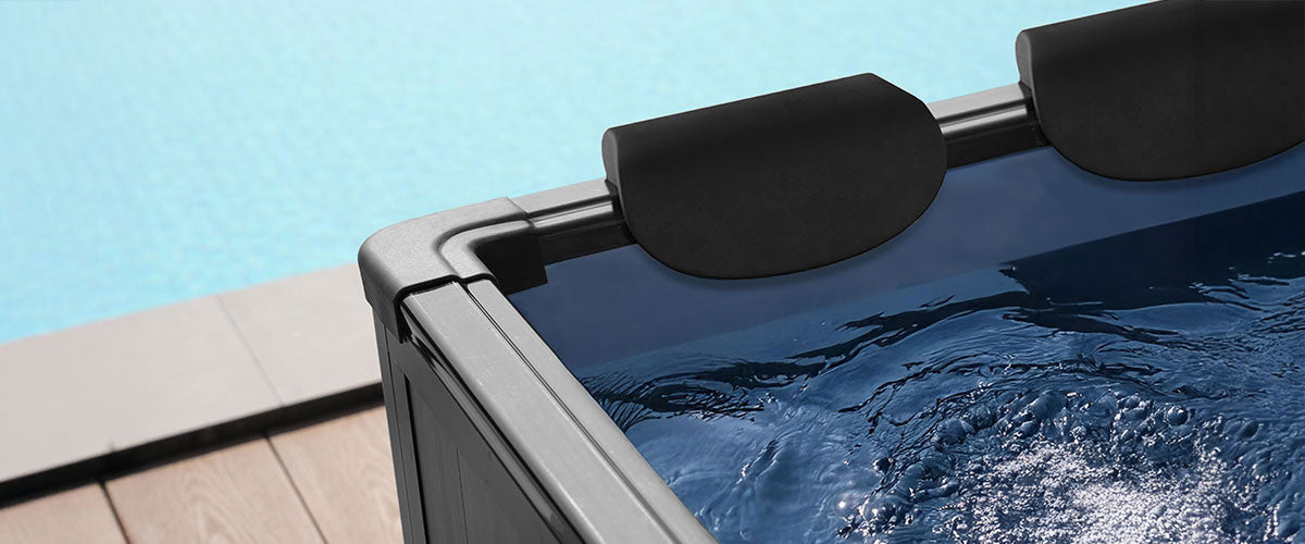 WaveSpa Adriatic 6 Person Square Aluminium Frame Hot Tub