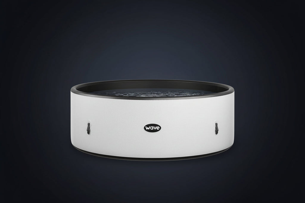 WaveSpa Ontario Round Drop Stitch Hot Tub | Herringbone
