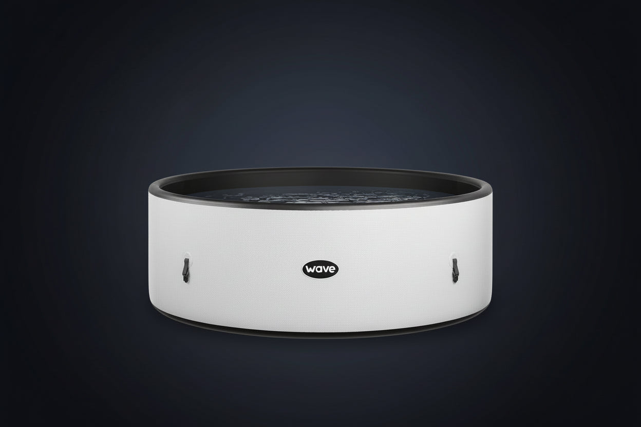 WaveSpa Ontario Round Drop Stitch Hot Tub | Herringbone