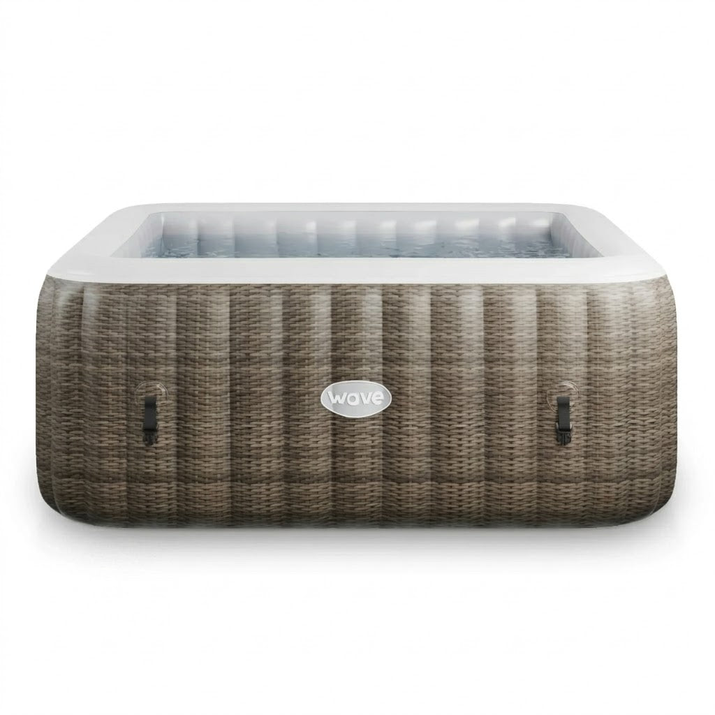 WaveSpa Pacific Inflatable Hot Tub with Integrated Heater – 4–6 Person