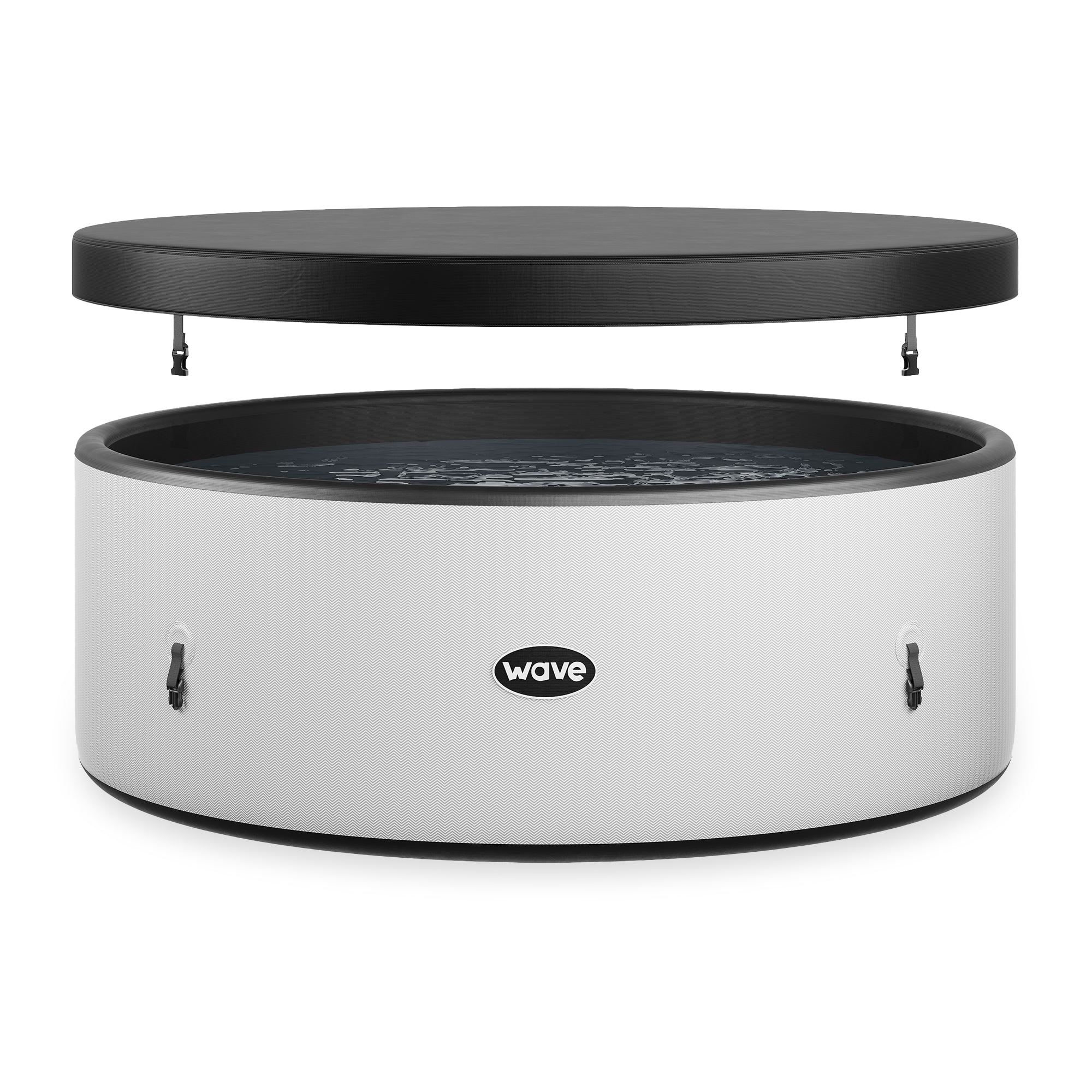 WaveSpa Ontario Round Drop Stitch Hot Tub | Herringbone