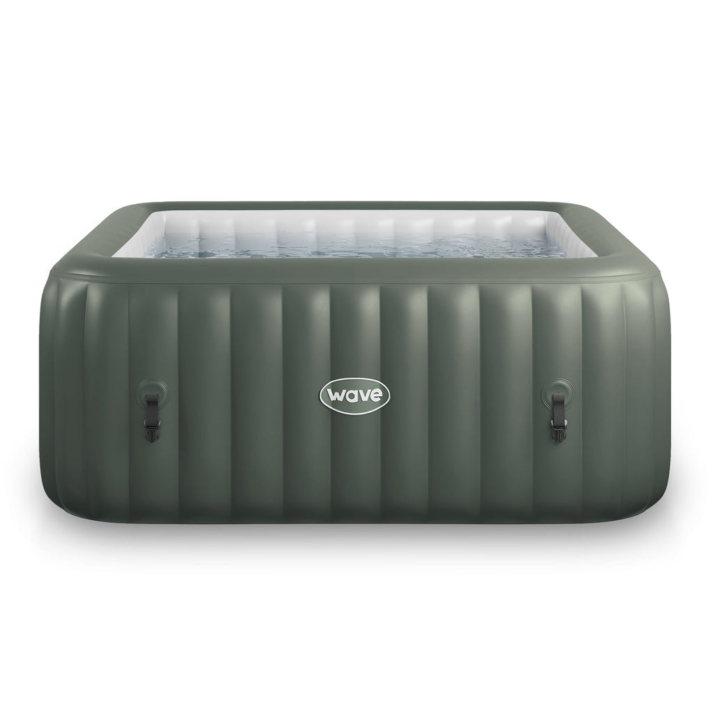WaveSpa Pacific Inflatable Hot Tub with Integrated Heater – 4–6 Person