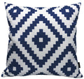 OLIVIA ROCCO Nairobi Navy Waterproof Outdoor Cushion Covers 43x43 CM Weather-Resistant Decorative Cushions For Patio And Garden