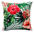 OLIVIA ROCCO Gardenia Waterproof Cushion Covers 43 x 43 cm, Reversible, Breathable, Indoor and Outdoor Use For Patio, Garden, Sofa, Bed, Chair