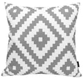 OLIVIA ROCCO Nairobi Silver Waterproof Cushion Covers 43 x 43 cm Reversible Indoor Outdoor Breathable Patio Garden Sofa Bed Chair