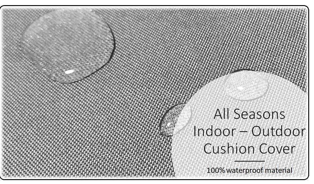 OLIVIA ROCCO Outdoor Waterproof Cushions For Patio Garden And Indoor Use Vibrant Colours Weather Resistant Plush Comfort Multiple Sizes