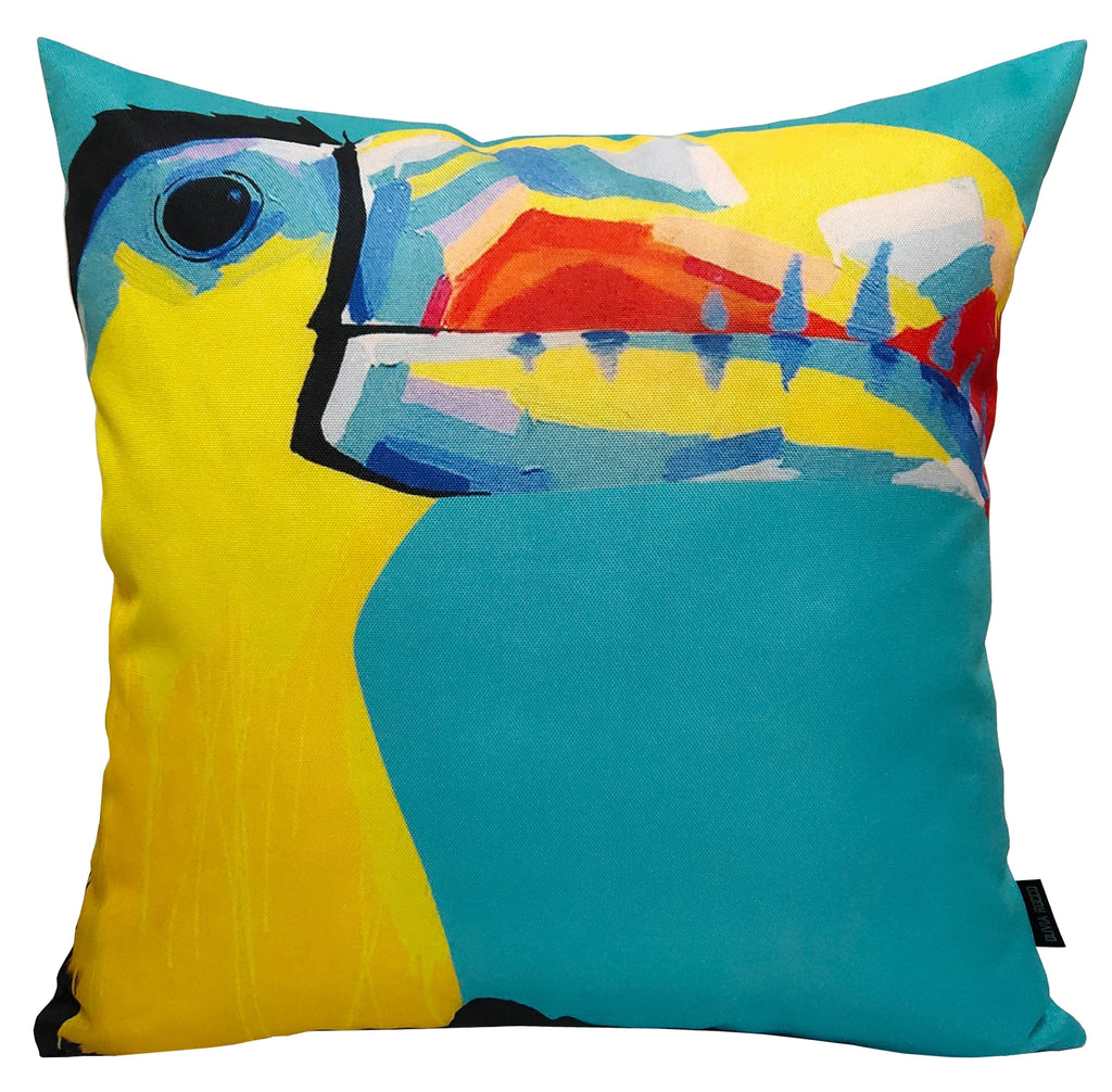 OLIVIA ROCCO Pelican Outdoor Waterproof Weather-Resistant Cushion Covers 43x43 cm for Patio, Garden, Beach and Indoor Use