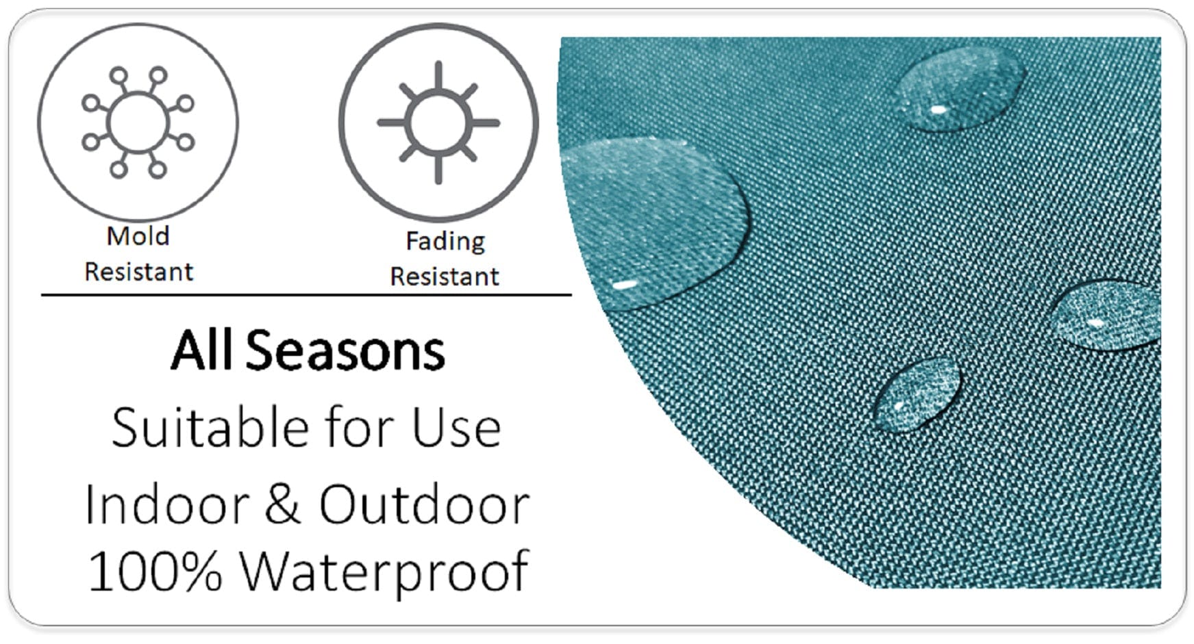 OLIVIA ROCCO Water Resistant 17 X 17 Inches Patio Garden Cushion Covers Seaside Coastal Style Indoor Outdoor Use Decorative