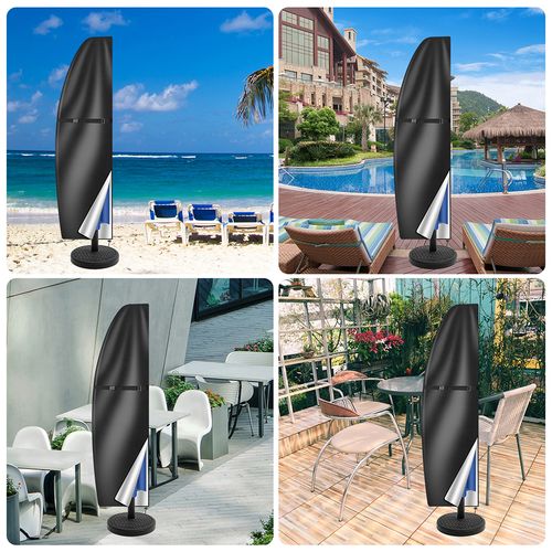 265 Garden Parasol Cover Patio Umbrella Heavy Duty Waterproof Furniture Protector