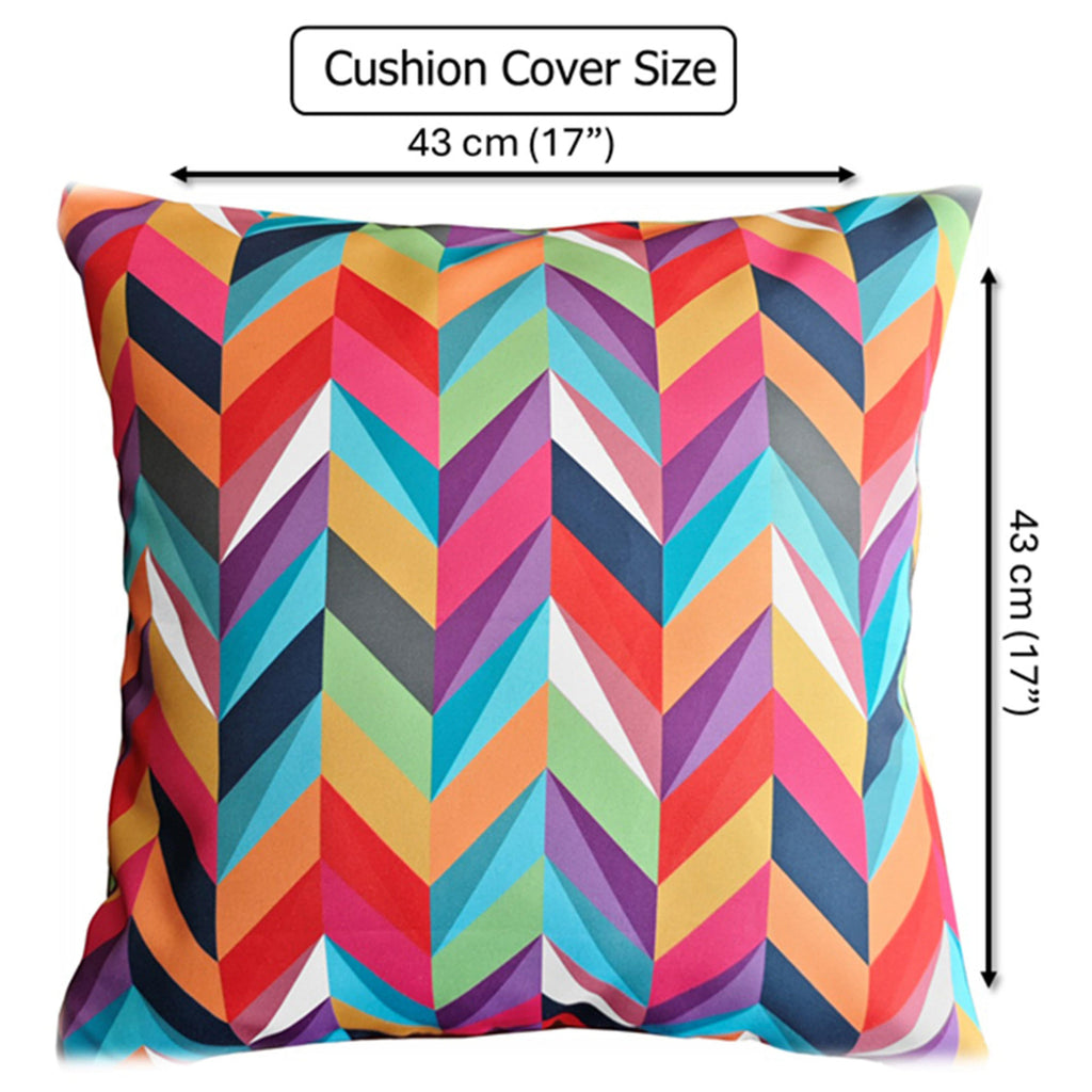 OLIVIA ROCCO Cushion Covers 43x43 Cm Outdoor Waterproof Breathable For Garden Patio Sofa Indoor Use Protects Cushions From Spills Sun Wear